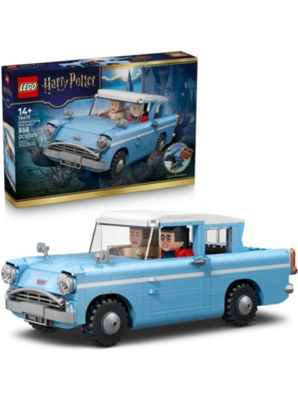 NIB Factory Sealed LEGO Harry Potter Enchanted Flying Ford Anglia 76470 Hogwarts